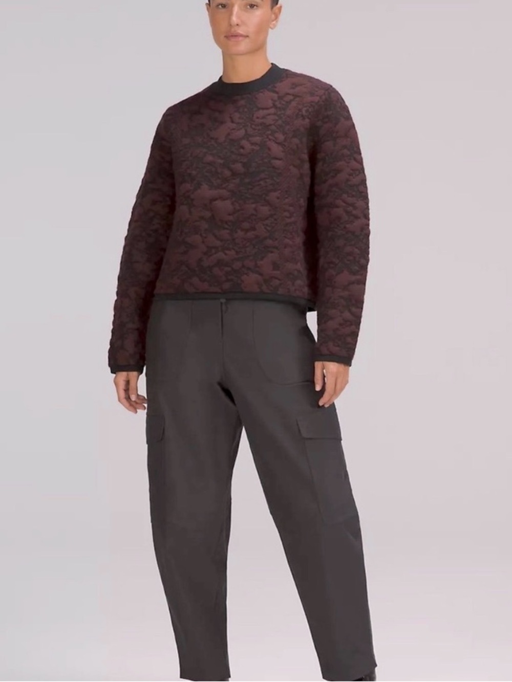Lululemon Jacquard Multi-Texture Crewneck Sweater